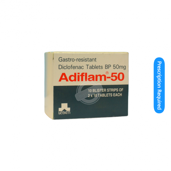 Adiflam 50Mg (Blister) - (000259) - www.mycare.lk