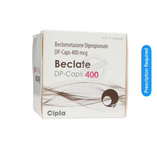 Beclate Dp Caps 400Mcg - (002097) - www.mycare.lk