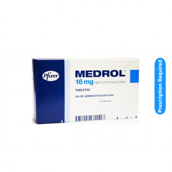 Medrol 16Mg - (002579) - www.mycare.lk