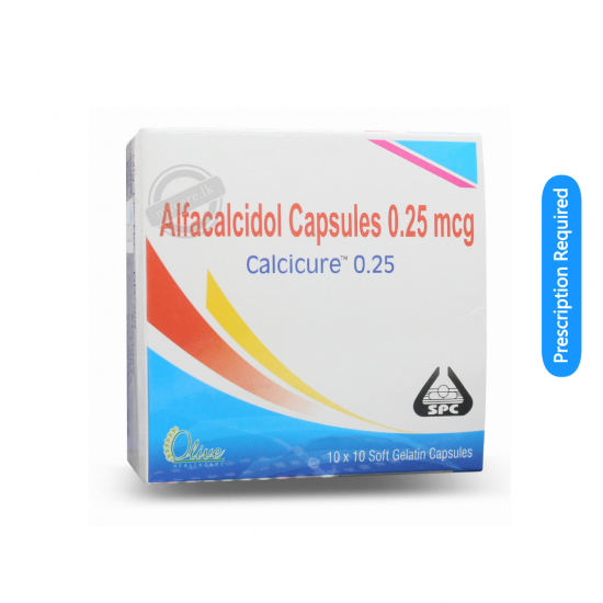 Alfacalcidol 0.25Mcg (Olive) Spc - (003835) - www.mycare.lk