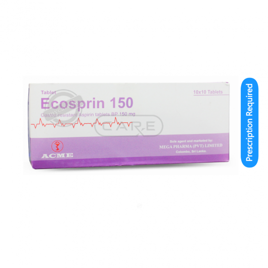 Ecosprin 150Mg - (004458) - www.mycare.lk