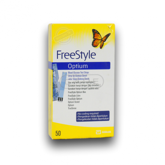 Freestyle Optium Strips 50 S - (006757) - www.mycare.lk
