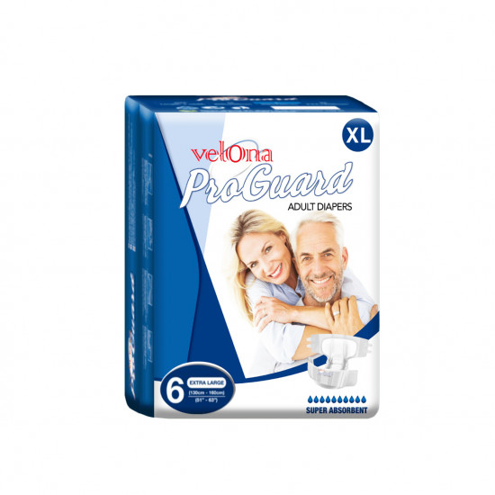 Velona Pro Guard Adult Diaper 6 Pcs - Extra Large - (009099) - www.mycare.lk