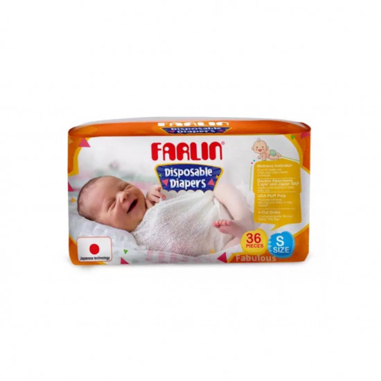 Baby Diaper 36 Pcs - Small - Df001b (Farlin)