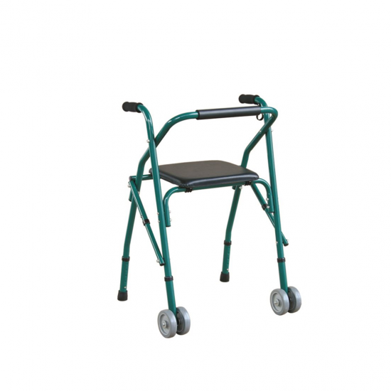 Walker With Front Wheels & Seat  - Lb 914