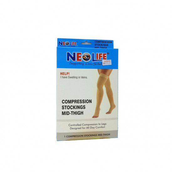 Compression Stockings For Varicose Veins - Medium (Neo Life) - (009714) - www.mycare.lk